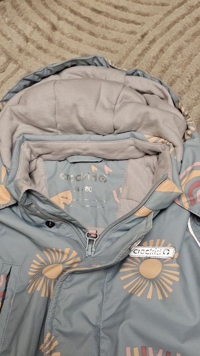 Осенний комбинезон crockid для девочки