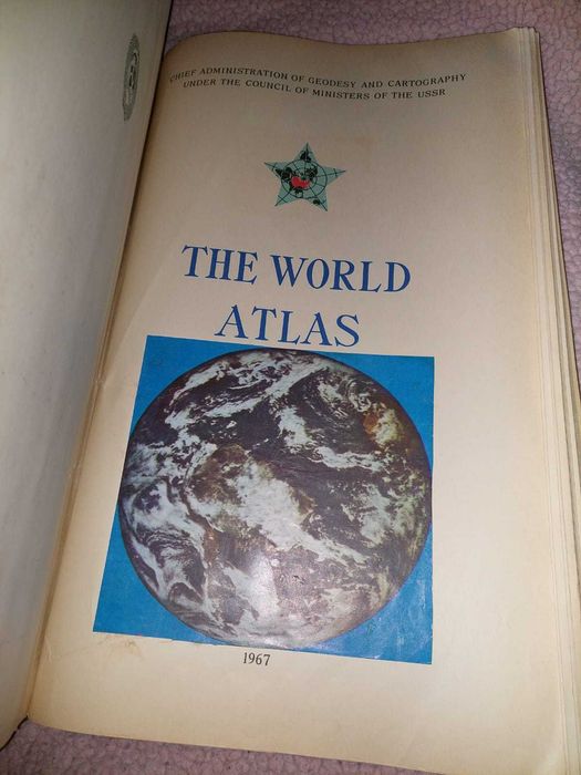 Atlasul lumii/The world atlas, Moscow,1967 !
