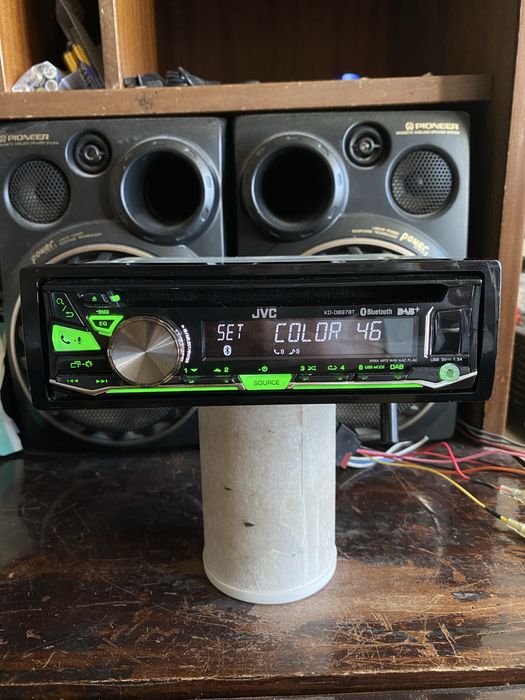 JVC KD-DB97BT- НАЙ ВИСОК КЛАС - 4V!!-USB Bluetooth CD авто радио за кола сд