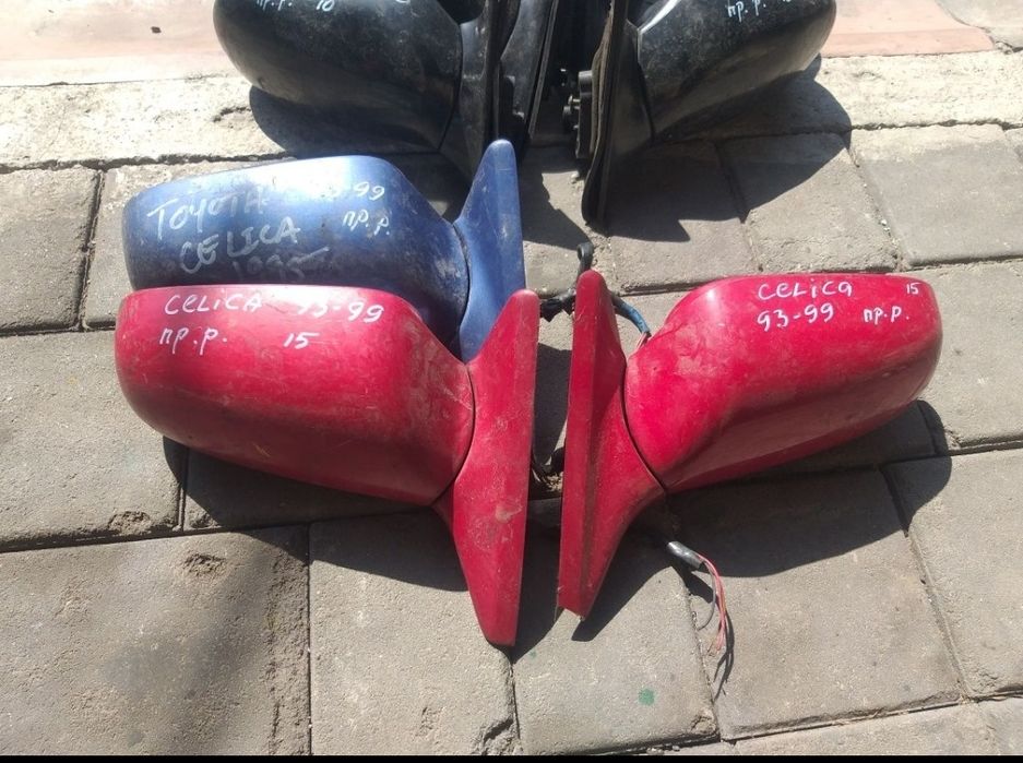 Toyota celica 93-99 год зеркало заднего вида правый руль б/у оригинал