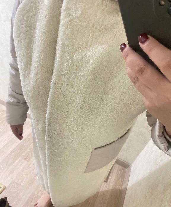 куртка овчина воротник норка