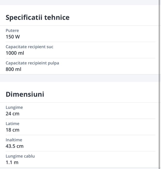 Storcator de fructe si legume cu melc Star light SJB-150R