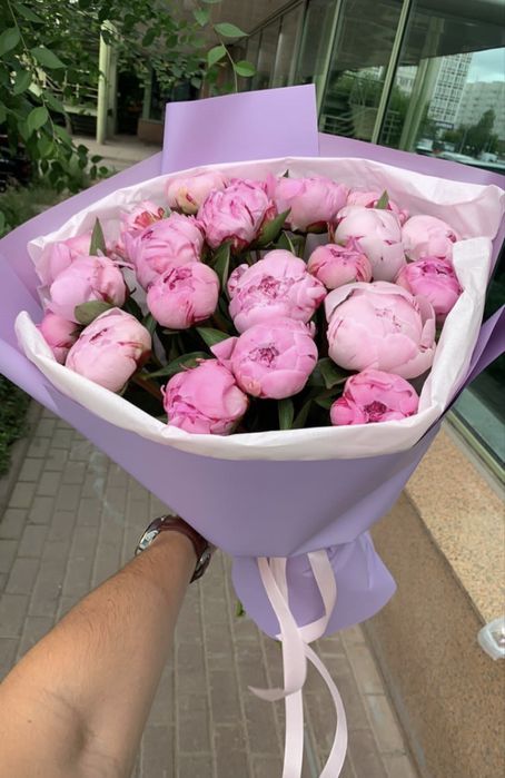 Пионы Алматы цветы букеты