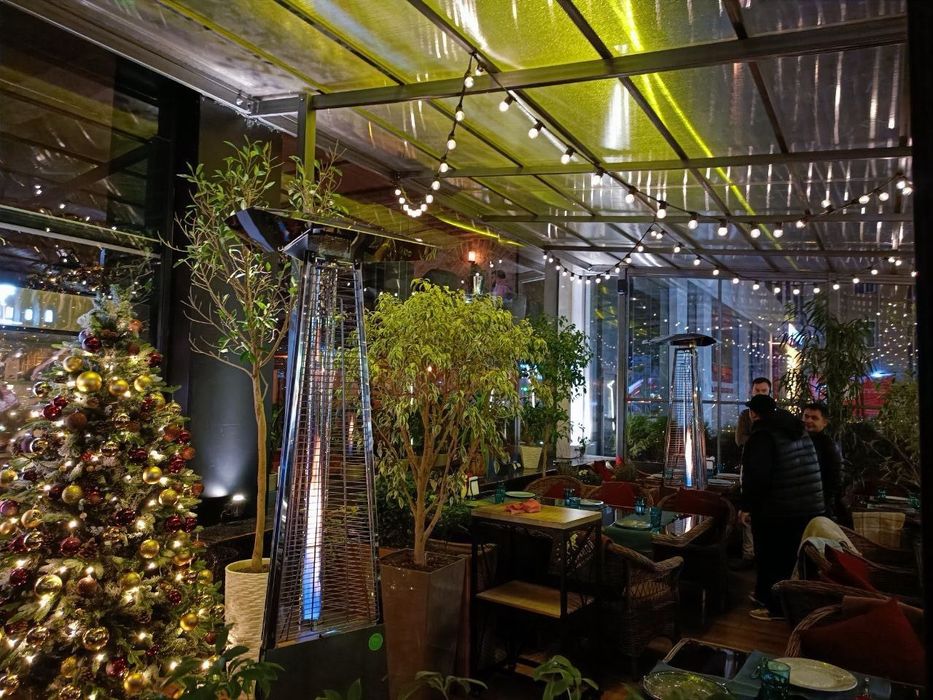 Инфракрасный уличный камин на пропане AIWA