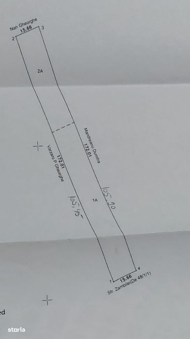 Teren intravilan de vânzare/ închiriere