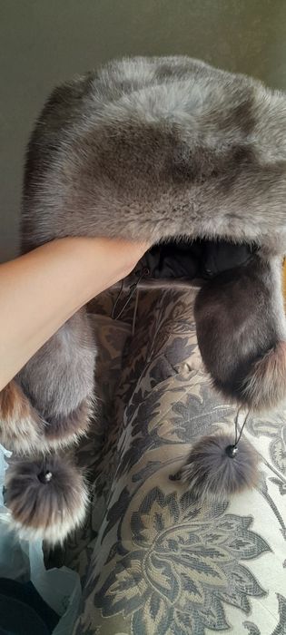 Шапка норка-ушанка
