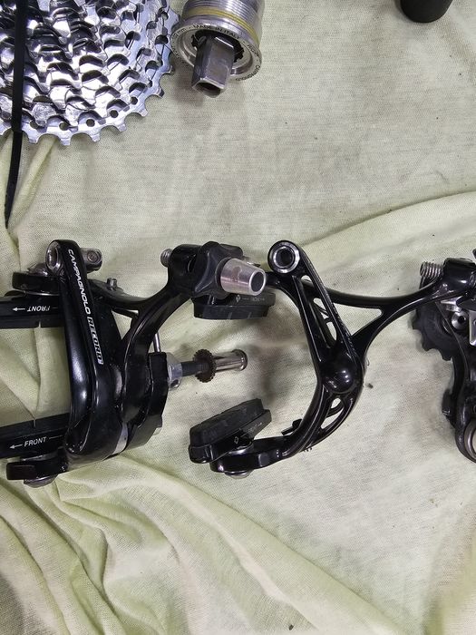Vând set Campagnolo Record Titanium