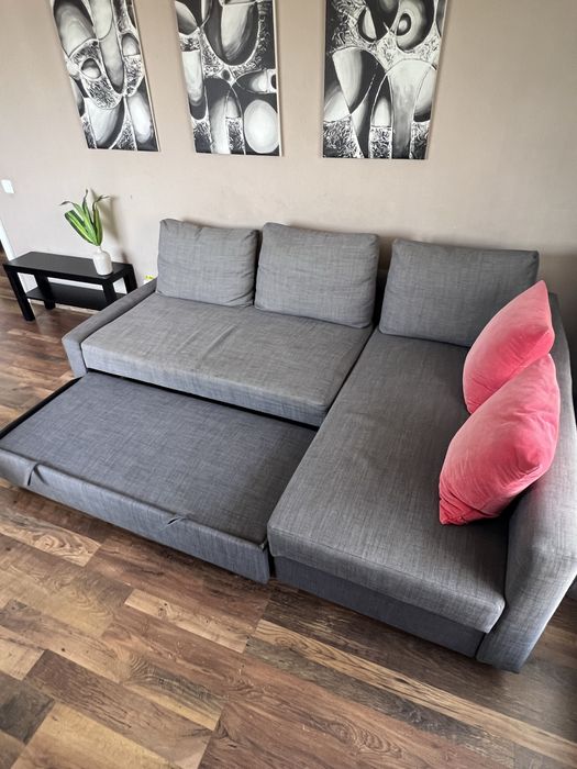 Canapea extensibilă gri – 90 x 225 x 42 cm | 5 bucăți disponibile