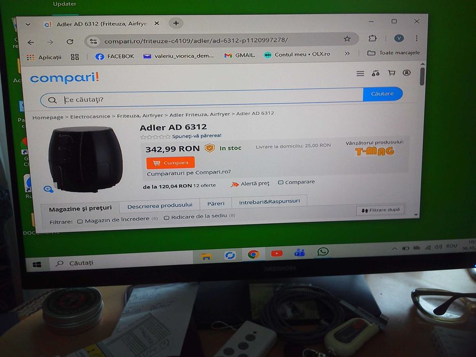 Friteuza cu aer cald ADLER-AD6312