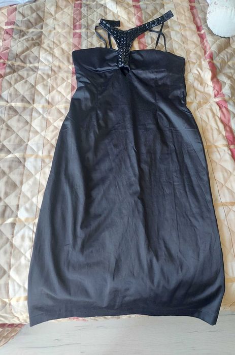 Официална черна дамска рокля