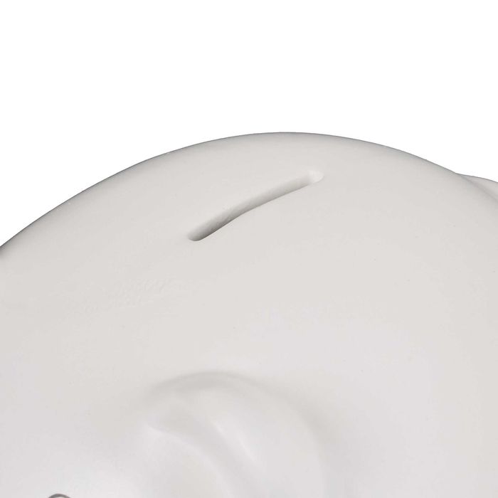 Pusculita Porcusor Alb cu Nas din Pluta Cadou Copii Adulti 15.5x19 cm