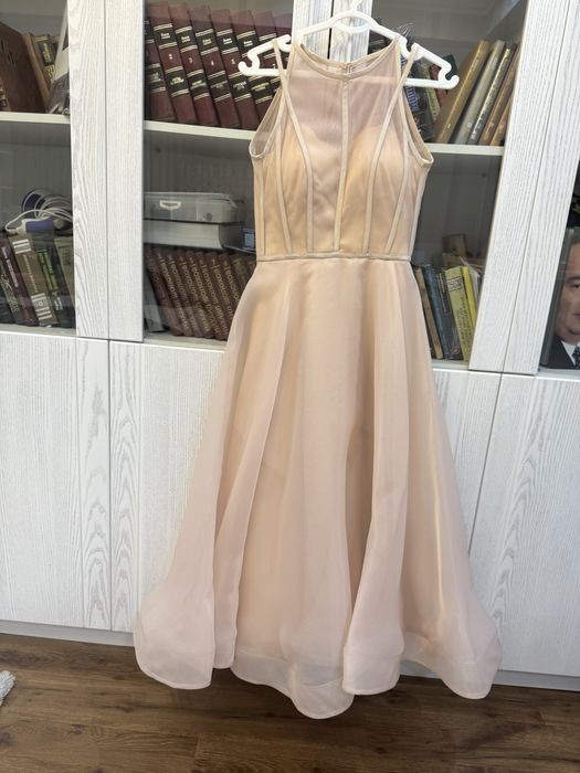 Платье картсет б/у ткань органза