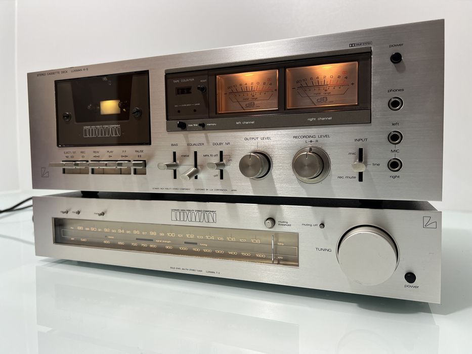 Deck Luxman K-5 si Tuner Luxman T2