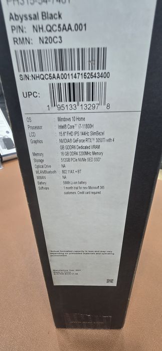 Acer Predator Helios 300
