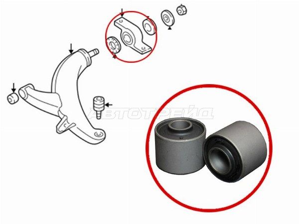 Сайлентблок Subaru Forester