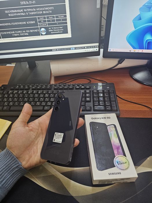 Samsung A35 5G 8/128gb[2025] ideal xolati yangiday kam iwlatilgan