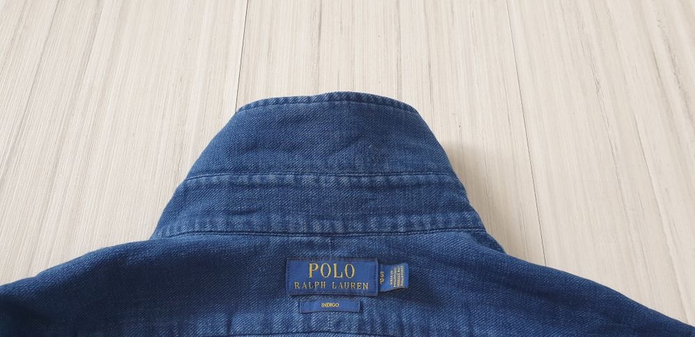 POLO Ralph Lauren Indigo Cotton Mens Size S ОРИГИНАЛ!  Мъжка Риза!