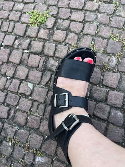 Готини сандали от ест. кожа Dario Bruni и Vagabond 37 номер