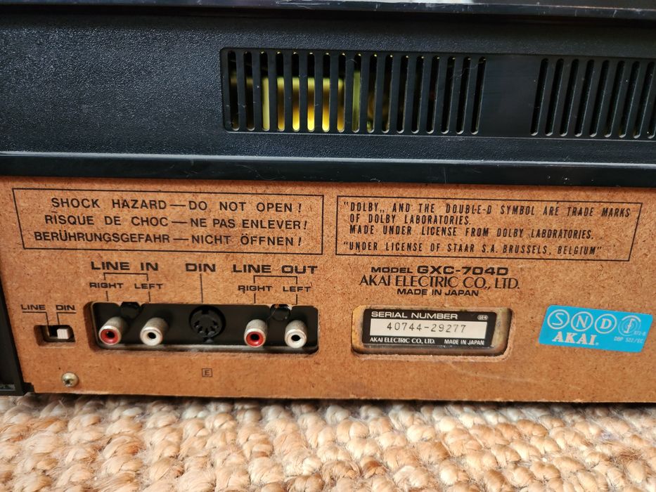 Deck Akai GXC  704D