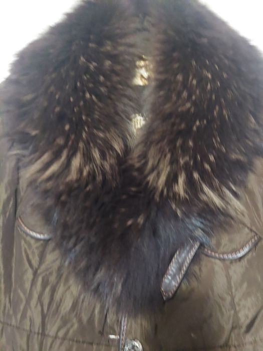 Топло яке естествен косъм