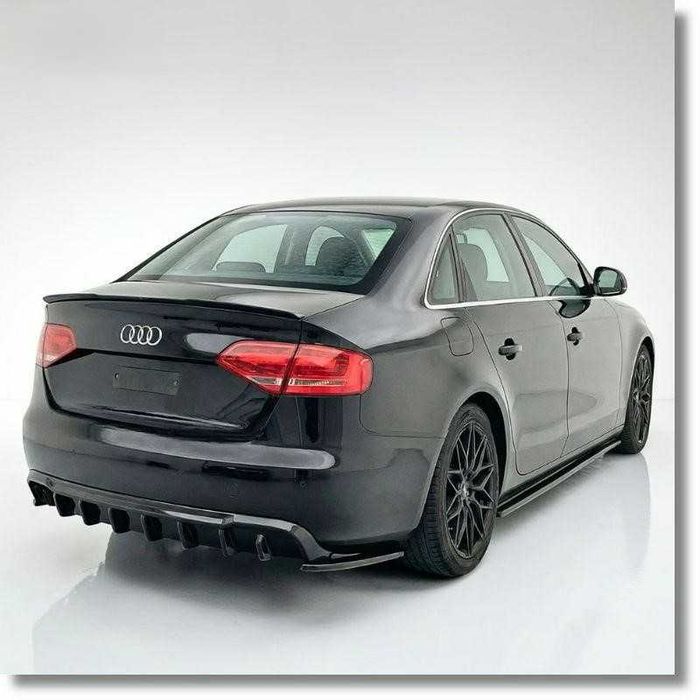 Дифузьор за ауди а4 б8 / audi a4 b8 diffuser / добавка за задна броня / седан / комби