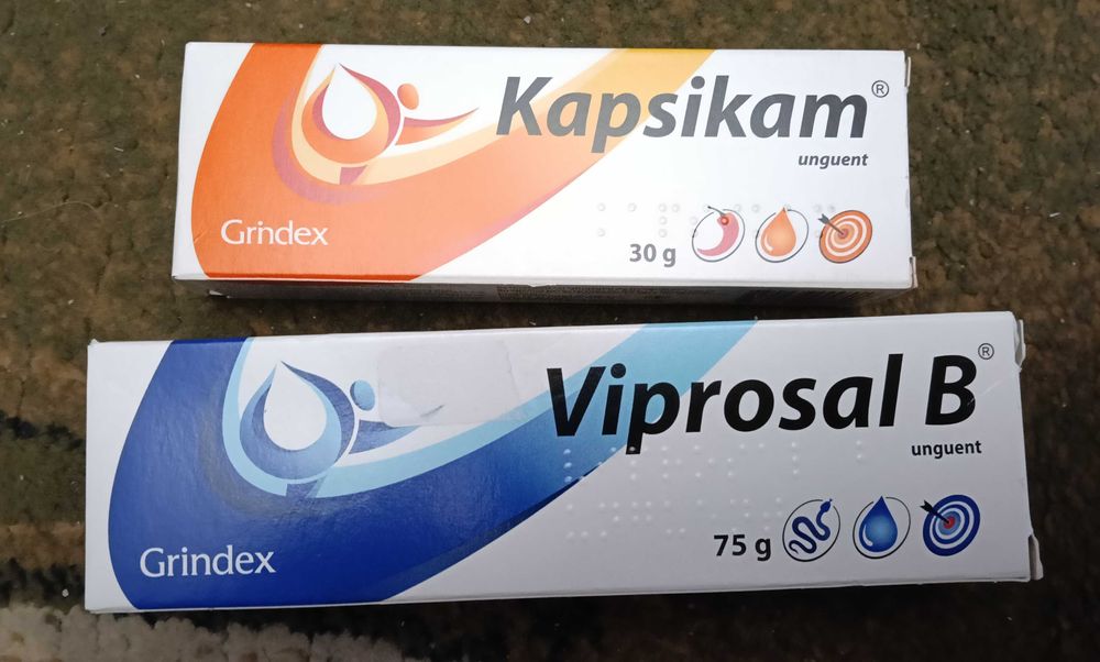 Levomecol unguent cicatrizant, Kapsikam, Viprosal B