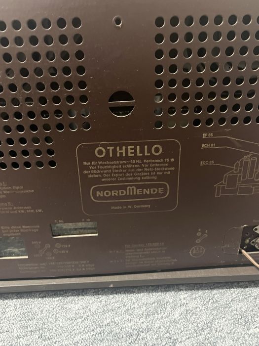 Vând Radio Vintage Nordmende Othello Stereo ‘60, funcțional, Germania