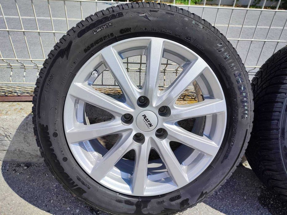 317 - 4бр. Алуминиеви джанти 16'' 5Х108 с гуми 205/55R16 Opel