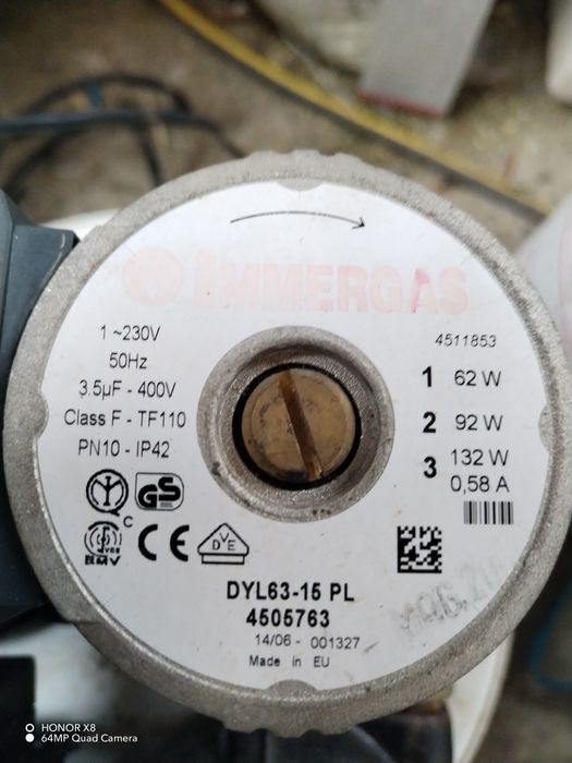 Pompa:immergas, grundfos, wilo