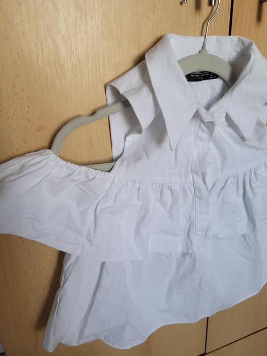 Bluza alba deosebita Zara