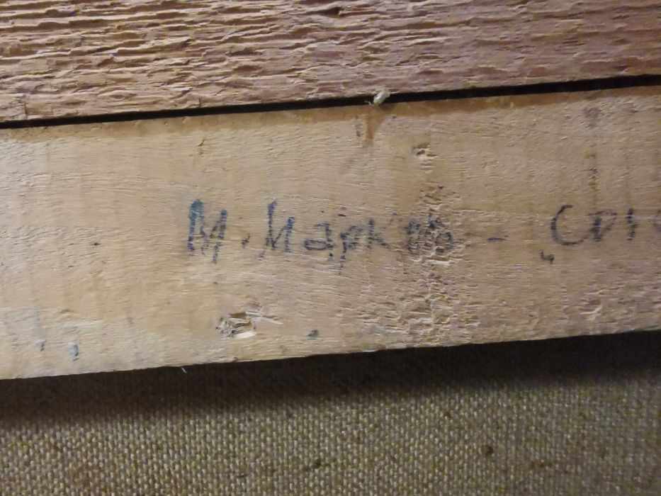 авторска маслена картина-созополски къщи