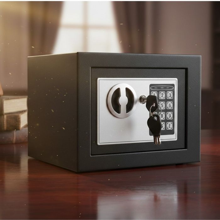 Електронен сейф 230 х 170 х 170мм, черен