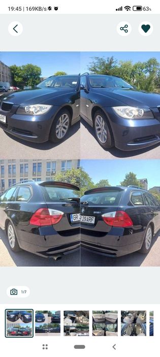 BMW seria 3 e91 318i benzina (n46) 2006 distribuție nouă 283.000km