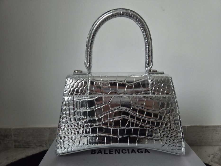 Balenciaga Hourglass Silver