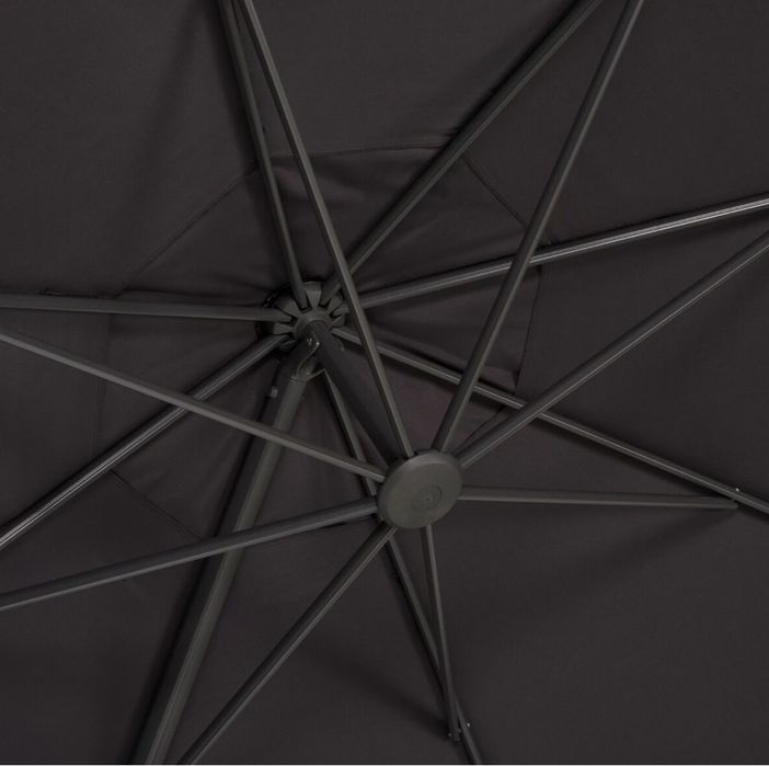 Umbrela aluminiu "Ronda", 400 cm, gri