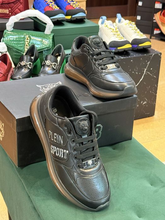 Оригинални мъжки сникърси  Philipp Plein Sport кожа