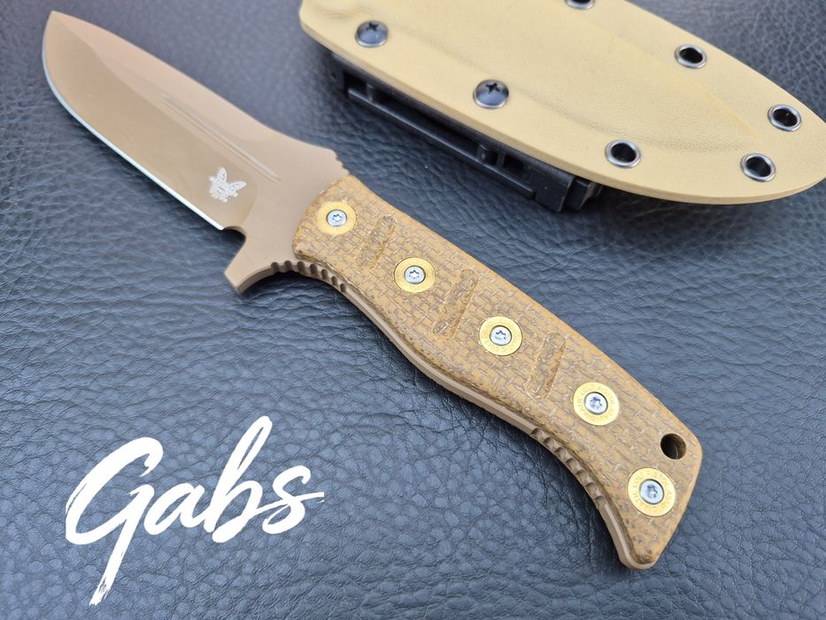 Нож Benchmade Fixed Adamas 375FE-1,Sibert  Design,CPM CruWear ,фултанг