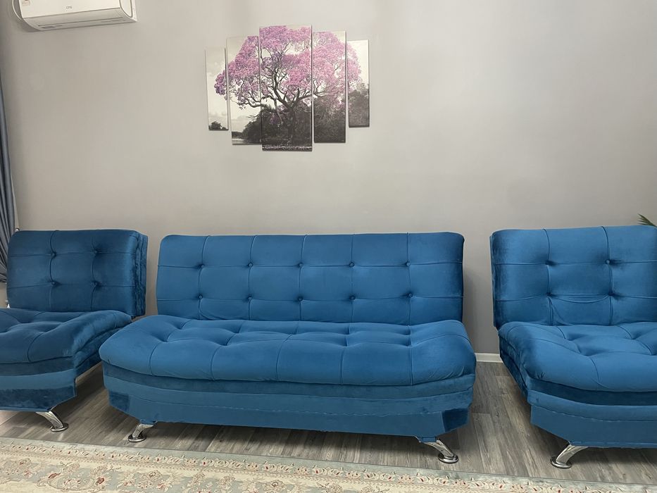 Диван с креслом 25000