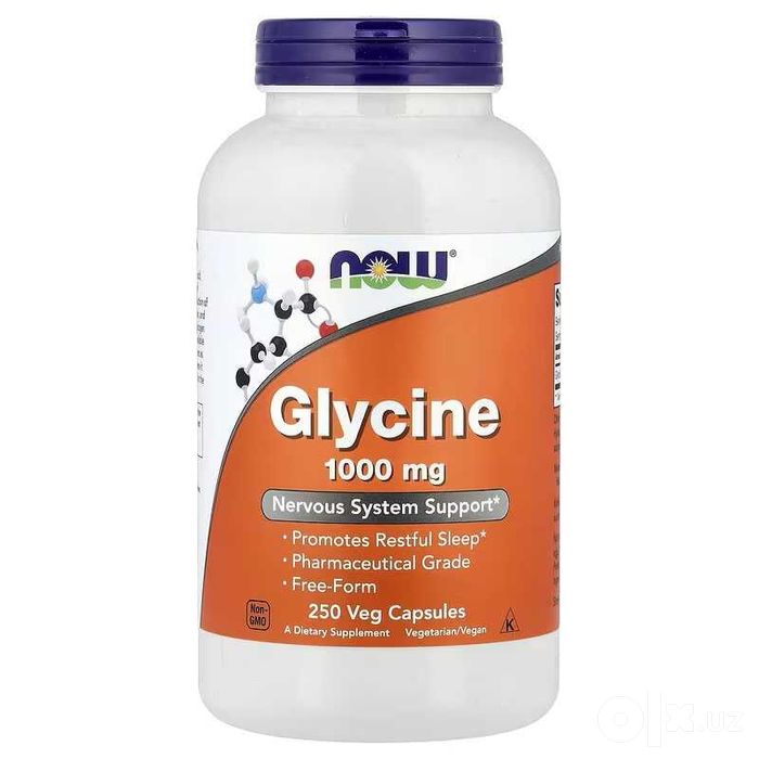 NOW Foods Glycine глицин glisin
