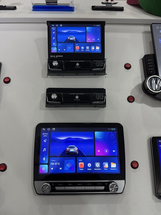 Магнитолы для любой авто новый 4-8 ядер 4/64г, 6/128г 2К экран CarPlay