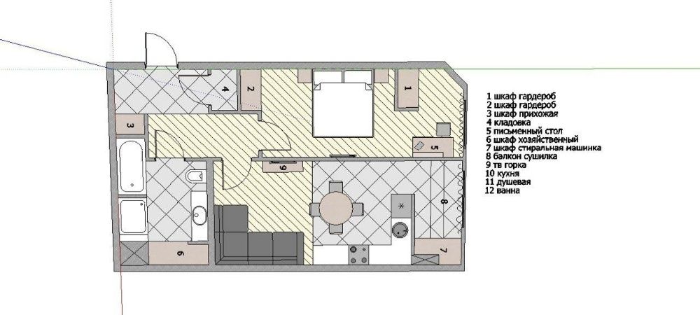 Сдается 2х комнатная квартира на Парк Бобура