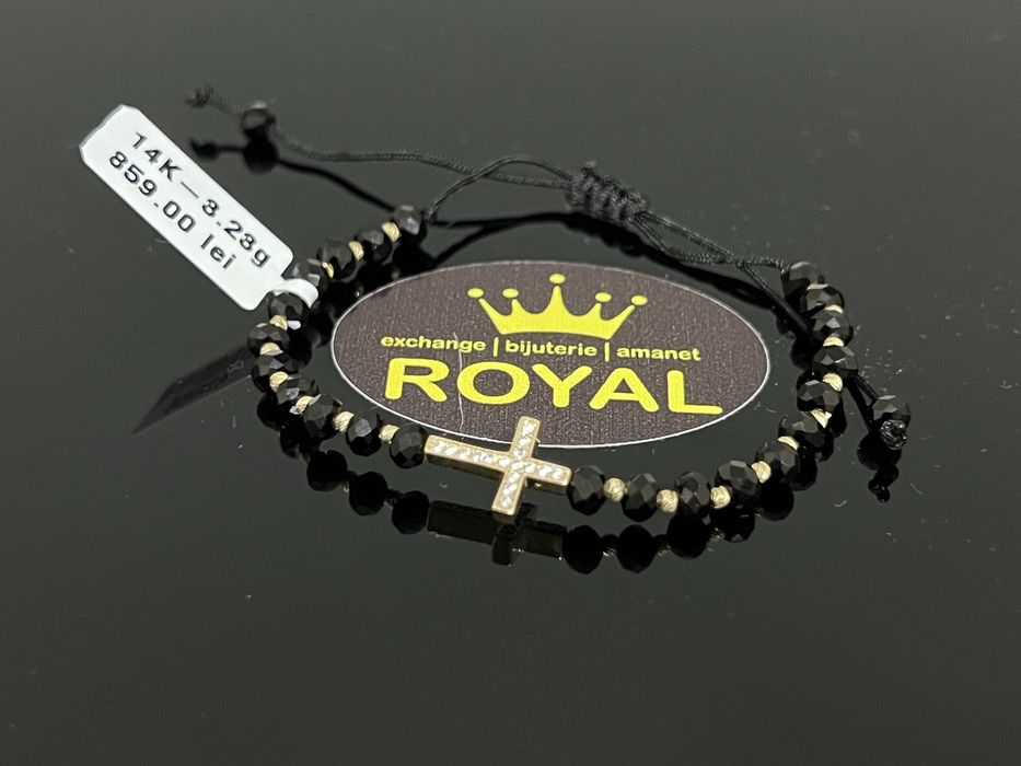 Bijuteria Royal CB : Bratara snur bile aur 14k 3,28 grame
