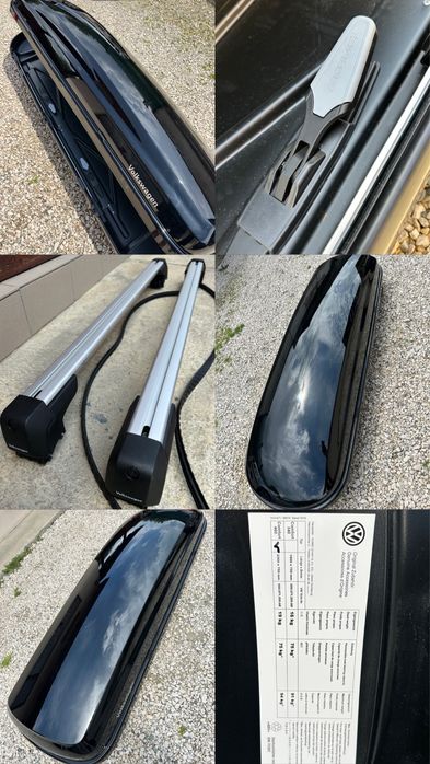 Bări transversale + cutie portbagaj vw tiguan oem