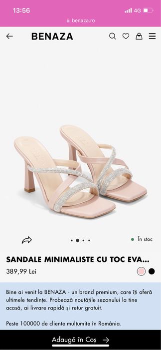 Sandale elegante de vara Benaza