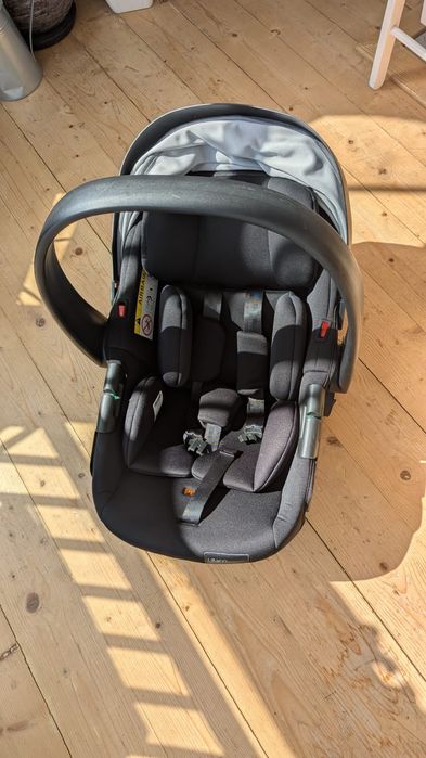 Детска количка Chipolino Линеа 3 в 1, Пепелно сиво