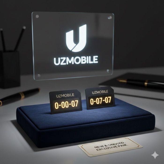 Продаются VIP-номера UzMobile — Эксклюзив (00007, 00707)