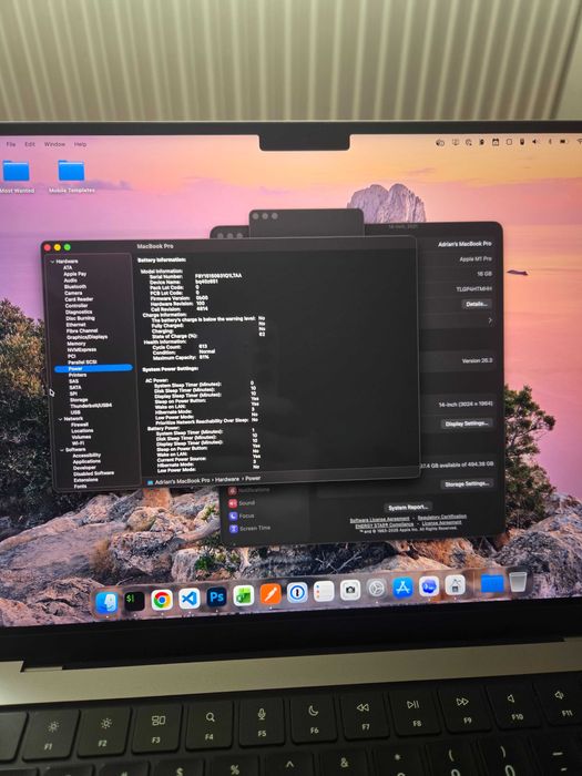 Macbook Pro 14" 2021 - M1 Pro 8-Core, 14-Core GPU
