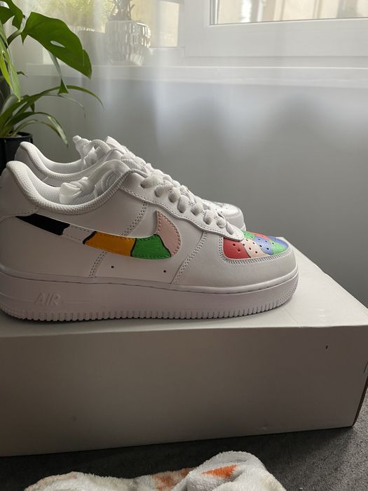 air force 1 white custom(af1)