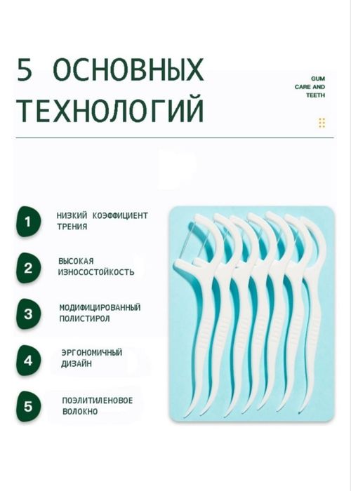 Зубная нить палочка
