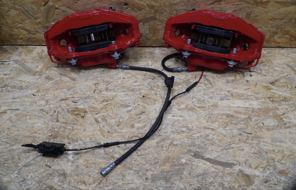 etrier m pachet discuri sistem franare frana bmw seria 4 G22 G23 G26 m pachet seria 3 G20 G21